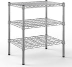 Regal Altair 18" Deep x 24" Wide x 27" Height Wire Shelving Kit | 3-Tier | NSF Commercial Storage Rack Unit