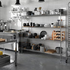 Regal Altair 21" Deep x 72" Wide x 64" Height Wire Shelving Kit | 4-Tier | NSF Commercial Storage Rack Unit