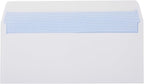Office Deed 500#10 Envelopes SELF SEAL Business Envelope Single Window Design, Security Tint Pattern for Secure Mailing, Invoices, Statements & Legal Document, 4-1/8 x 9-1/2 Inches