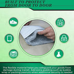 100 Pack Secure Seal White Poly Mailers - 24x24 Safe Shipping Bags - E-Commerce Self Sealing 2 Mil Poly Envelopes for Shipping