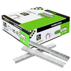 meite 21 Gauge 1/2-inch Crown Upholstery Staples,304 Stainless Steel with 1/4-inch Leg Length, Heavy Duty Staples for Staple Gun MT8016 (10,000 Counts)