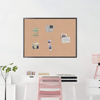 U Brands Cork Bulletin Board, 36" x 48" Inches, Black Wood Frame (2876U00-01)