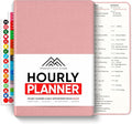 Hourly Planner & Appointment Book (8.5” x 11”) - Premium Hourly Planner with Daily Schedule & 30-Minute Time Slots for Better Time Management by PRODUCTIVITY STORE (A4, Pink)