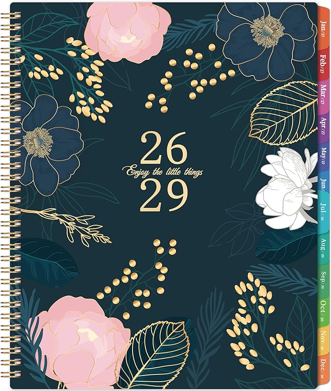 2026-2029 Monthly Planner/Calendar - 3 Year Monthly Planner 2026-2029, July 2026 - June 2029, 9'' x 11'', 36 Colorful Months Tabs, Pocket, Note Pages, Holidays, Twin-wire Binding