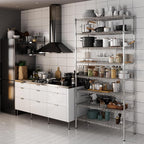 Regal Altair 18" Deep x 42" Wide x 86" Height Wire Shelving Kit | 8-Tier | NSF Commercial Storage Rack Unit