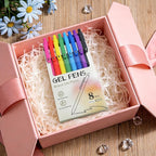 Piochoo Pens, 0.5mm Black Ink Gel Pens, Quick Dry No Smudge, Smooth Writing Comfortable Grip Pen for Journaling and Note Taking, Cute Aesthetic Best Gifts for Women Nurses Teachers