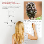 2026 Wall Calendar,Calendar 2026, November 2025 - December 2026, Wall Calendar Baby Animals, 12" x 24" Opened,Full Page Months Thick & Sturdy Paper for Calendar Organizing & Planning