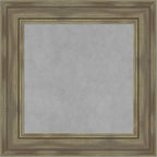Amanti Art Grey Framed Magnetic Board 22x22 Small Vision Board for use with Magnets, 100% Metal Sheet to Display Items as Office Decor or for Home Organization in mudroom, Kitchen or Kids Room