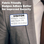 Threshold Tab Expiring Visitor Badge Sign-in Book (200 Badges) | Name Tag Stickers | Hospital, Office & Secretary Supplies | School Hall Passes | Visiting Tag for Hospital | Expiring Visitor Badges