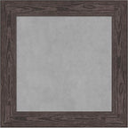 Amanti Art Black Framed Magnetic Board 26x26 Medium Vision Board for use with Magnets, 100% Metal Sheet to Display Items as Office Decor or for Home Organization in mudroom, Kitchen or Kids Room