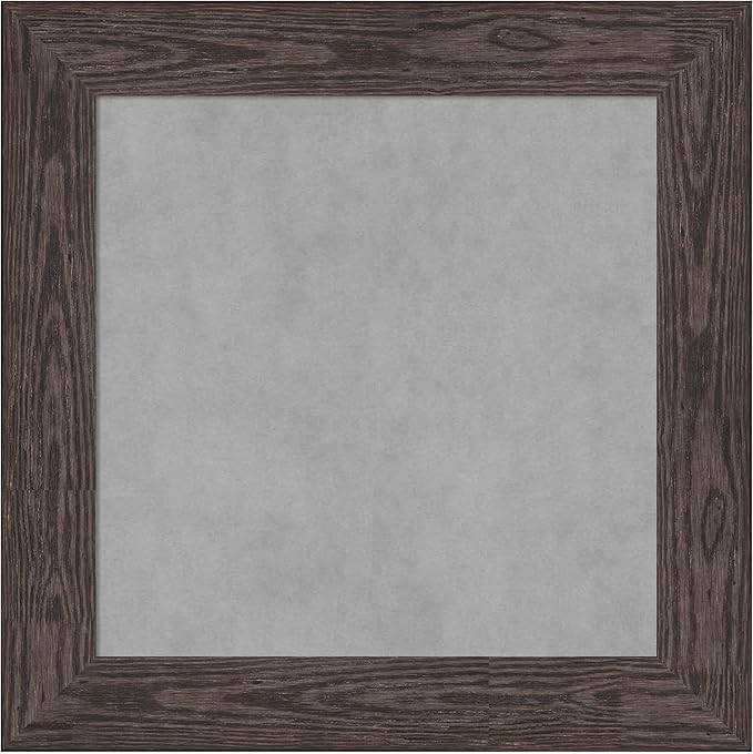 Amanti Art Black Framed Magnetic Board 26x26 Medium Vision Board for use with Magnets, 100% Metal Sheet to Display Items as Office Decor or for Home Organization in mudroom, Kitchen or Kids Room