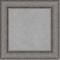 Amanti Art Grey Framed Magnetic Board 16x16 X-Small Vision Board for use with Magnets, 100% Metal Sheet to Display Items as Office Decor or for Home Organization in mudroom, Kitchen or Kids Room