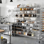 Regal Altair 18" Deep x 72" Wide x 86" Height Wire Shelving Kit | 10-Tier | NSF Commercial Storage Rack Unit