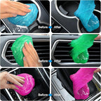 Car Cleaning Gels 4-Pack, Car Cleaning Putty Universal Auto Detailing Tools Car Interior Cleaner, Dust Cleaning Slime, Car Accessories for Car Vents & Keyboards, Clean Supplies– 320g (2.8oz/pcs)