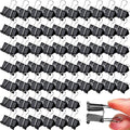 300 Pcs Medium Binder Clips Bulk 1.25 Inch Heavy Duty Paper Clamps Black Metal Binding Med Clips Office Supplies for Teachers Business