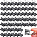 300 Pcs Medium Binder Clips Bulk 1.25 Inch Heavy Duty Paper Clamps Black Metal Binding Med Clips Office Supplies for Teachers Business