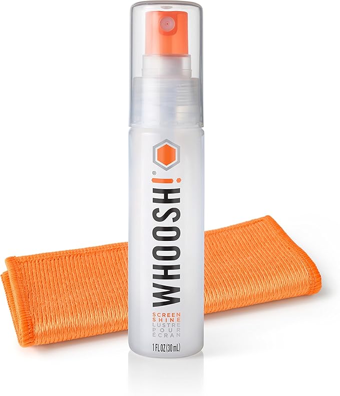 WHOOSH! Screen Cleaner Kit, Set of 18 – Best for – Smartphones, iPads, Eyeglasses, e-Readers, LED, LCD & TVs (1 Oz W/1 Cloth)