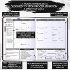 Law of Attraction Planner 2026 Deluxe with Productivity App | Weekly & Monthly Goal-Setting Planner, Life & Gratitude Journal | Include Foldable Vision Board, Gift Box & Stickers
