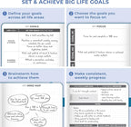 Clever Fox Dated Planner 2026-2027 – Weekly Life Planner Notebook for Time Management – Planner with Habits Tracker & To-Do List (Mystic Blue)