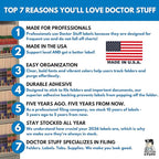 2026 Year Labels, Doctor Stuff 2026 Chart Stickers, Ringbook Sheets, Orange/Black Color Coded, Jeter Style, USA Made Year Stickers for End Tab File Folders, 270/Package, 3/4" x 1-1/2"