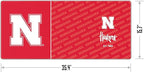 YouTheFan NCAA Nebraska Cornhuskers Logo Series Desk Pad