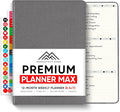 Undated, 2026 Planner, 8.5" x 11" - The #1 Productivity Planner to Achieve Your 2026 Goals - Planner 2026-2027 by PRODUCTIVITY STORE (A4, GREY)