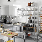 Regal Altair 14" Deep x 24" Wide x 86" Height Wire Shelving Kit | 8-Tier | NSF Commercial Storage Rack Unit
