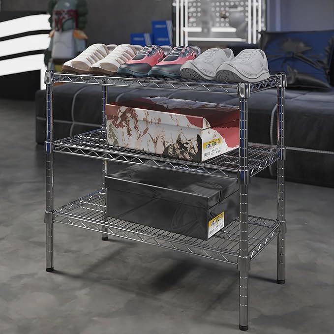 Regal Altair 14" Deep x 30" Wide x 27" Height Wire Shelving Kit | 3-Tier | NSF Commercial Storage Rack Unit