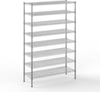 Regal Altair 18" Deep x 48" Wide x 74" Height Wire Shelving Kit | 8-Tier | NSF Commercial Storage Rack Unit