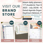 bloom daily planners Timed Work & Personal To Do List Planning Pad - Undated Tear-Off Hourly Checklist Notepad Appointment Organizer - 6" x 9" - Brushed Beige