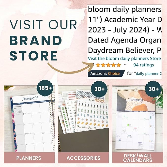 bloom daily planners Timed Work & Personal To Do List Planning Pad - Undated Tear-Off Hourly Checklist Notepad Appointment Organizer - 6" x 9" - Brushed Beige