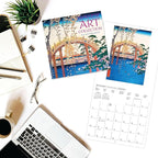Graphique 2026 Japanese Art Collection Wall Calendar | 12” x 12” | Thick Paper | Home & Office Organizer | Large Monthly Grid | 3 Languages & Marked Holidays | 4 Month Preview Page for 2027