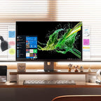 Monitor Memo Board - Multifunction Computer Monitor Memo Board Transparent Monitor Side Panel Creative Desktop Memo Board Easy to Use Suitable for Home Office Desktop Left and Right (4 pcs)