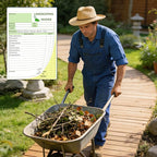 Garden Service Invoice Receipt Book, 2-Part Carbonless Landscaping Invoice Book for Small Business, 5.7 x 8.3 in, 50 Sets (White & Yellow), Lawn Care & Gardening Work Order Forms