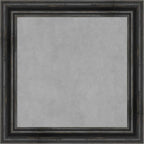 Amanti Art Black Framed Magnetic Board 25x25 Medium Vision Board for use with Magnets, 100% Metal Sheet to Display Items as Office Decor or for Home Organization in mudroom, Kitchen or Kids Room