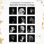 RED EMBER Portraits of Dogs 2026 Wall Calendar 12 Month | 12" x 24" Open | Thick & Sturdy Paper | Holiday Gift | Art Cute Puppy Dog Calendar 2026