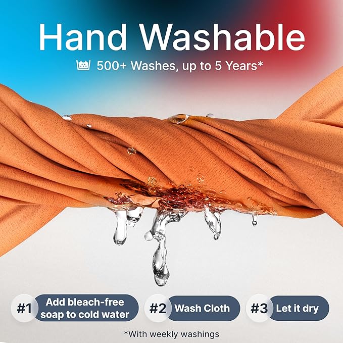 Koala Lens Cleaning Cloth | Japanese Microfiber | Glasses Cleaning Cloths | Eyeglass Lens Cleaner | Eyeglasses, Camera, VR/AR Headset, and Screen Cleaner | Pink & Orange (Pack of 3)