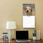 2026 Smiling Dogs Monthly Wall Calendar | Funny Happy Dogs Calendar September 2025 - December 2026