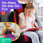 AYNAT FUN Magnetic Drawing Board for Toddlers & Kids - Toddler Doodle & Sketch Toys, Includes Magnet Stylus Pen and Beads for Girls & Boys, Travel & Car Ride Activities
