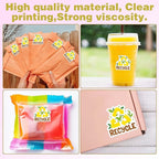 Bttwkco 500pcs Recycle Stickers Roll - Small Business Reused Package, Eco-Friendly, Earth Day, Happy Mail Recycling Labels - Handmade