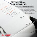 Sharp EL-1197PIII Heavy Duty Color Printing Calculator with Clock and Calendar