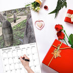 Gag Gifts 2026 Funny Wall Calendar, Natures Calendar for White Elephant Gifts with Thick Paper, November 2025 - December 2026, 14 Monthly Planner Organizer with Nature D'ck Pics, 12" x 24" Opened
