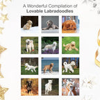 RED EMBER Labradoodles 2026 Wall Calendar 12 Month | 12" x 24" Open | Thick & Sturdy Paper | Holiday Gift | Cute Labrador Retriever Poodle Puppy Dog Calendar 2026