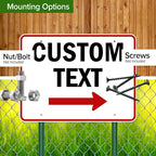 Custom Arrow,Custom Directional Sign, Right Arrow, 36x48 Inches, Rust Free DiBound, Fade Resistant, Made in USA by My Sign Center