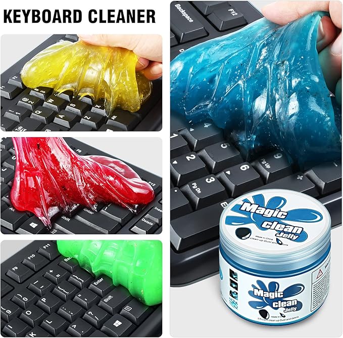 DNA MOTORING New Package 4+1 Pack Car Cleaning Gels Auto Detailing Tools Cleaning Putty Car Interior Cleaner, Car Jelly Cleaner, Keyboard Cleaner, Car Cleaning Supplies, Quantity upgrade, TOOLS-00150