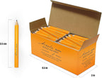 Nikola Works Mini Golf Pencils Without Erasers - 192 Count - Classic Pre-Sharpened #2 HB American Pew Pencils Standard Hex Shaped Bulk Pack
