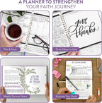 Christian Planner 2026 Daily Planner - Faith Based Monthly and Weekly Planner, Vision Board, and Habit Tracker - 2026 Calendar, Personal Organizer and Devotional Journal (Spiral, Ultra Violet)