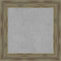 Amanti Art Grey Framed Magnetic Board 26x26 Medium Vision Board for use with Magnets, 100% Metal Sheet to Display Items as Office Decor or for Home Organization in mudroom, Kitchen or Kids Room