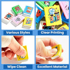 party greeting 100Pcs I Love to Read Pencil Erasers Fun Erasers Bulk for Kids Read Across America Prizes Drawing Sketching Supplies Reading Positive Reward Gift School Classroom Teacher Colorful
