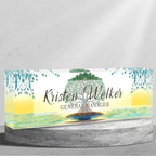 AZUFEMOS Personalized Acrylic Desk Name Plate Custom Employee Appreciation Gifts Office Gifts for Women, Men, Boss, Coworkers, Teacher, Nurse (Tree of Life)